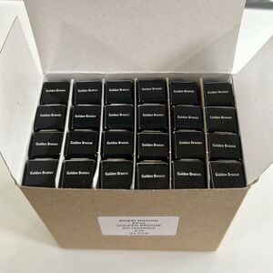 24 Mini Travel Size Bobbi Brown Long-Wear Cream Shadow Sticks Golden Bronze NWT